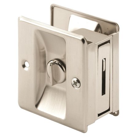 PRIME-LINE Lock Pocket Door Satin Nickel N 7239